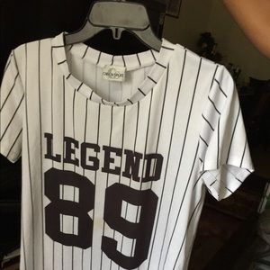 Legend baseball styled dress